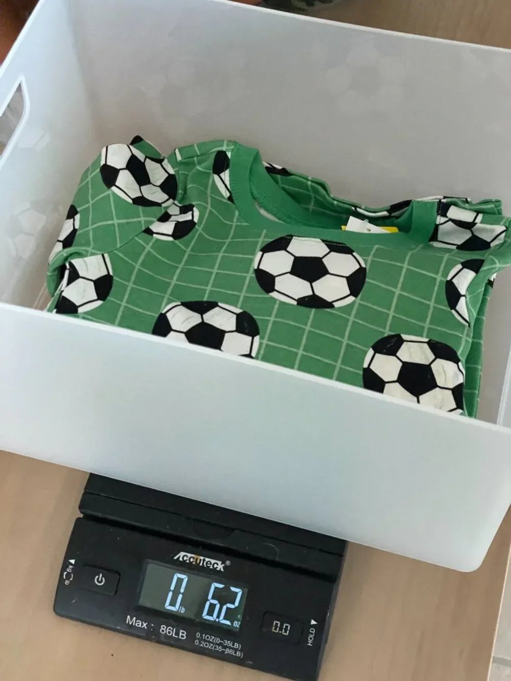 Entire Closet $5! NWT Old Navy Soccer Ball Pajama Set Green Grid Print Kids